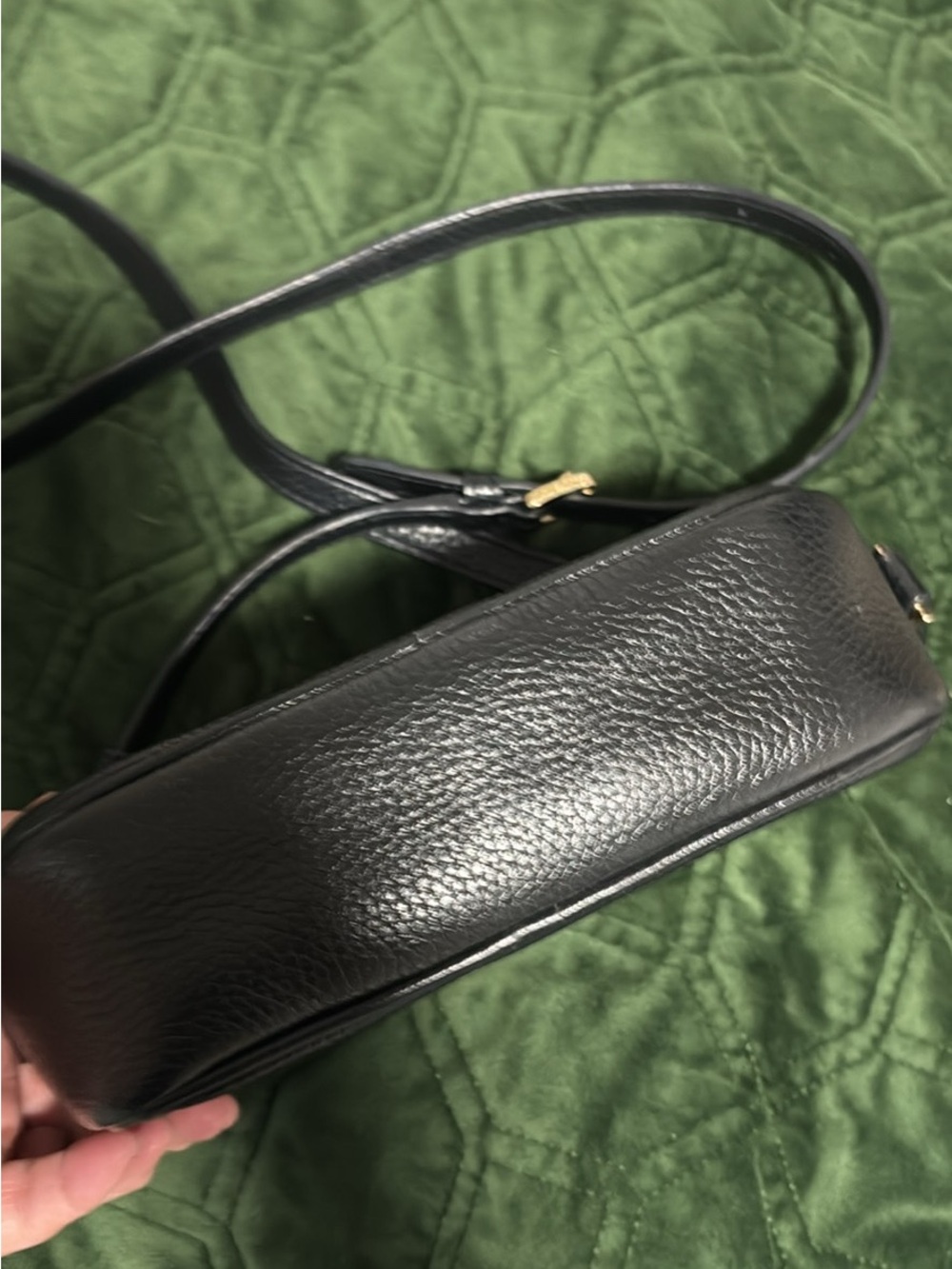 Michael Kors Black Pebbled Leather Crossbody Bag - Picture 9 of 11